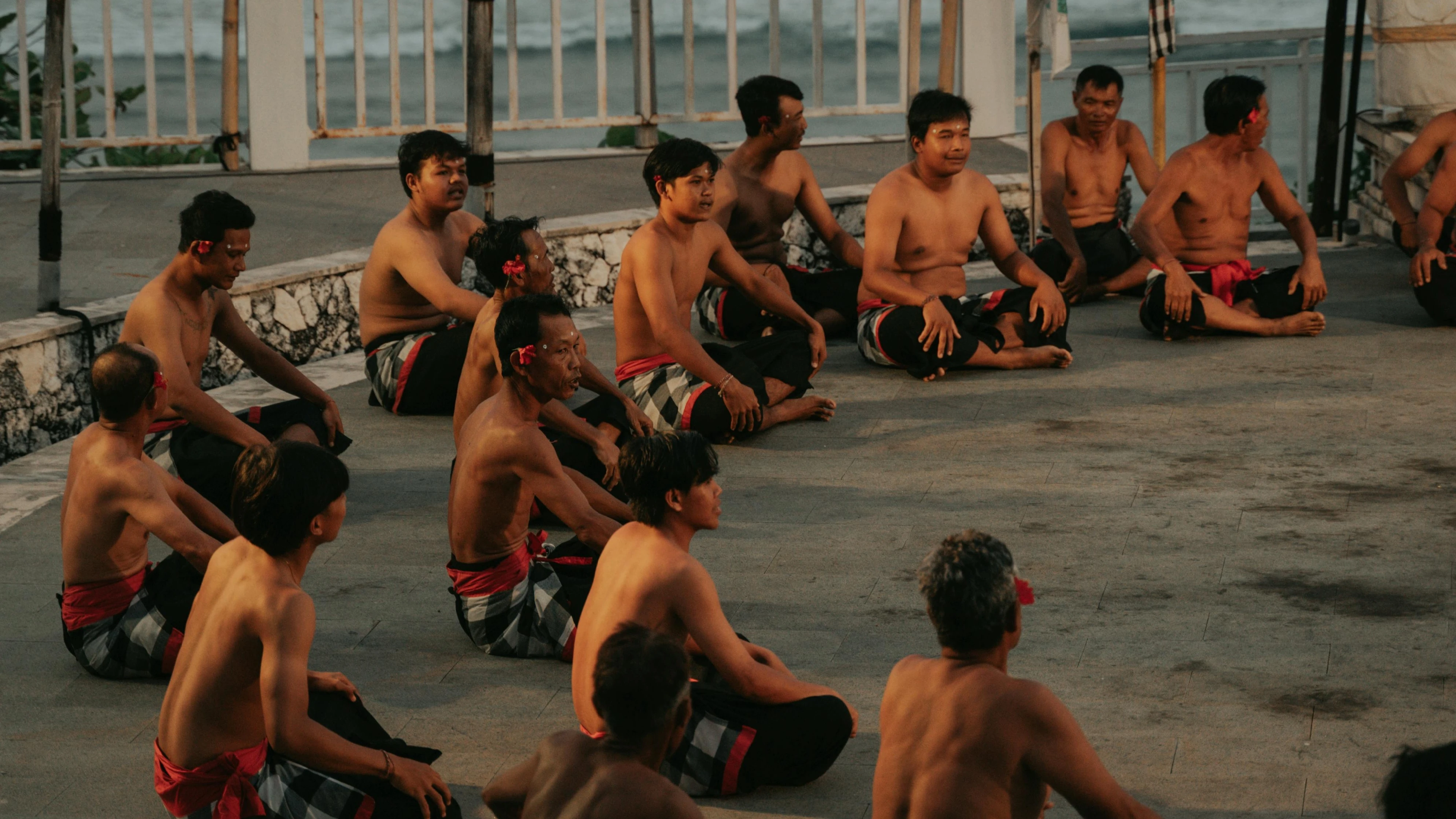 kecak dance performance
