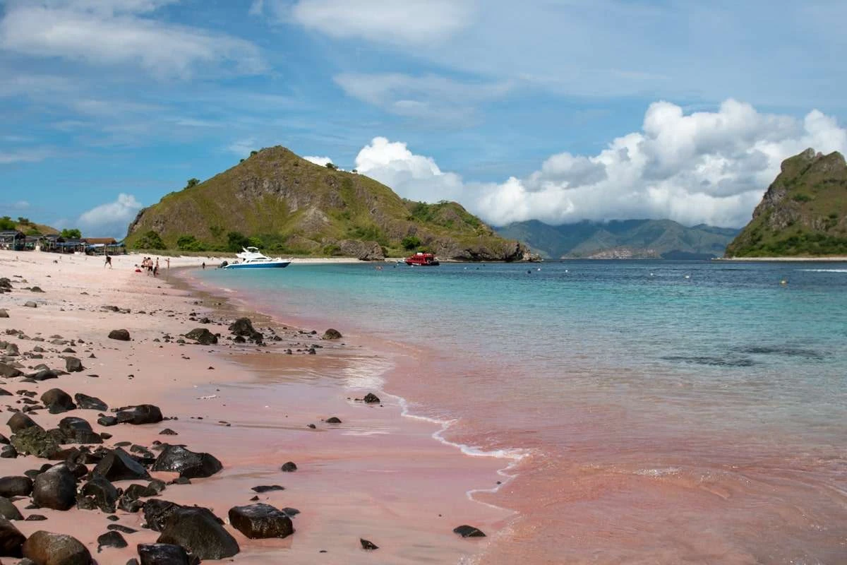Pink Beach of Komodo Island