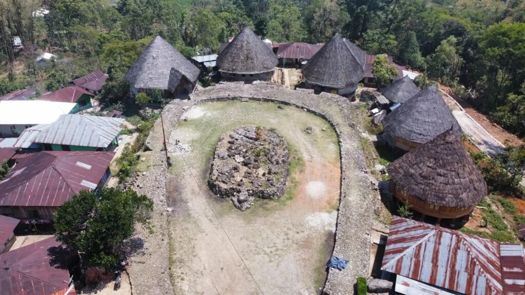 Ruteng Pu'u Traditional Village in Flores, Indonesia