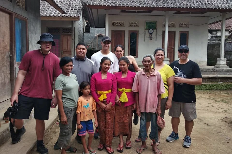 meeting villagers in ubud