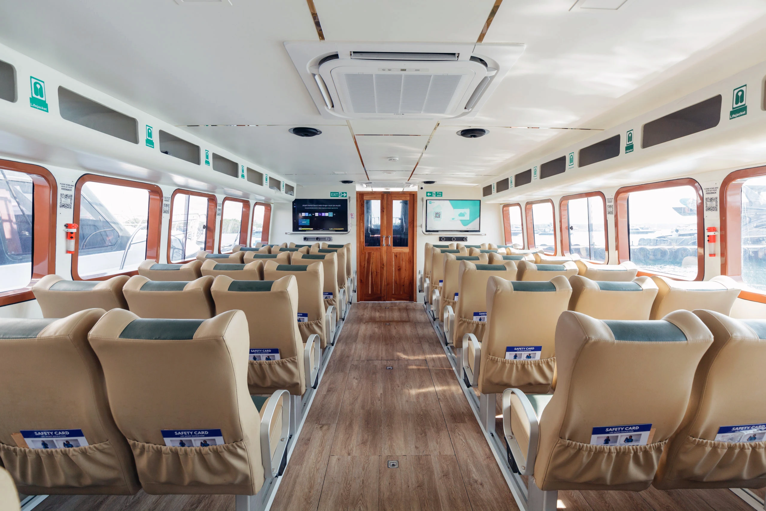 full ac transportation with blue water express