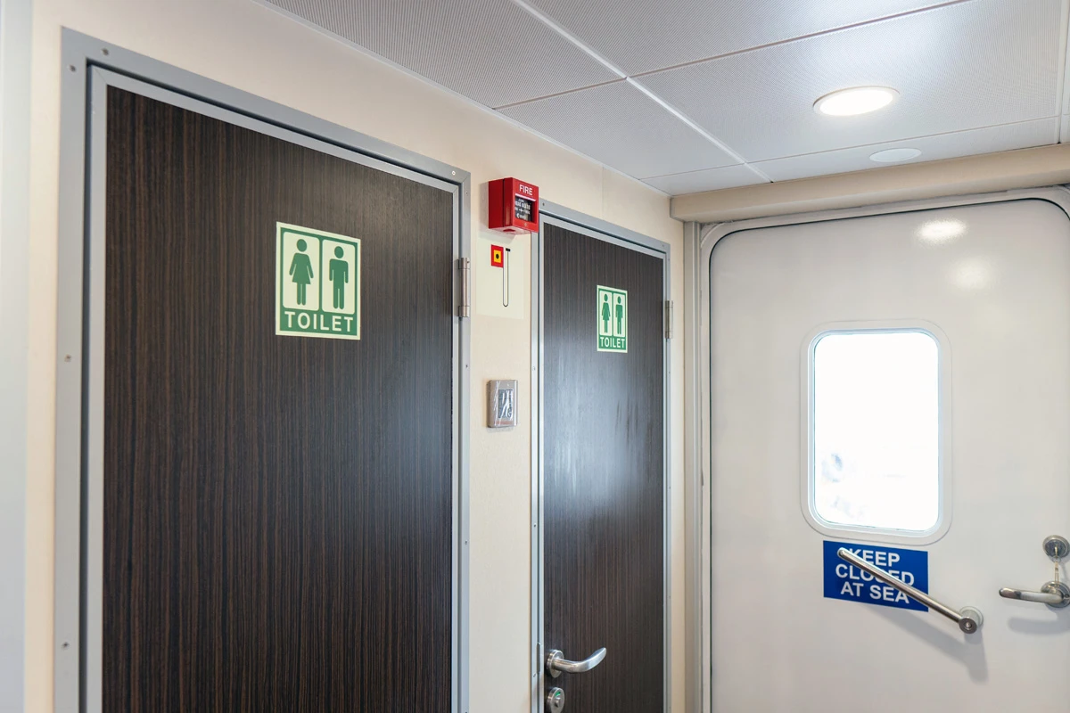 eka jaya fast ferry toilet onboard