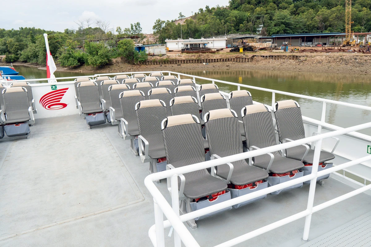 Eka Jaya to deck seats view