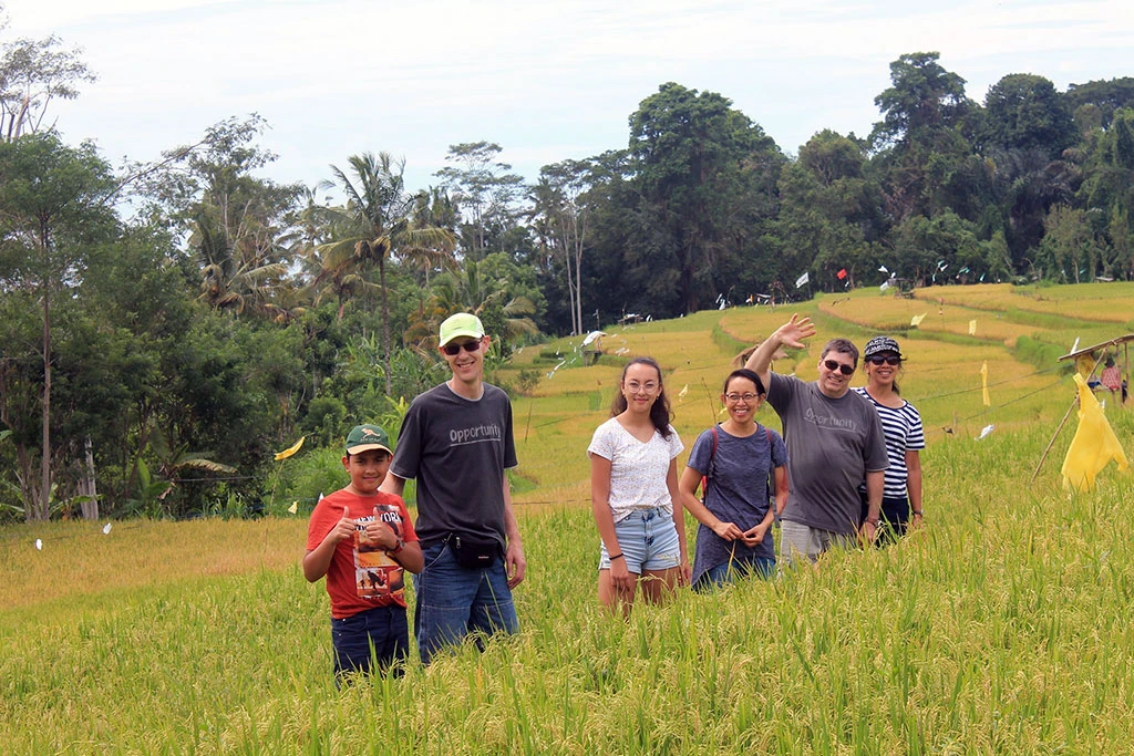 exploring the rice terrace