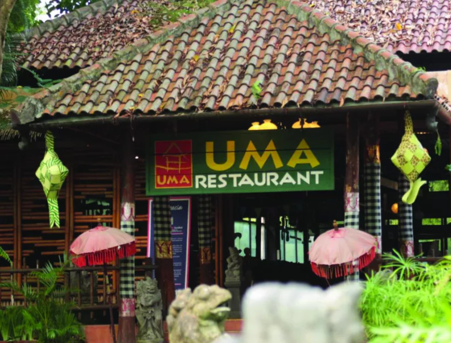 uma restaurant at taman safari bali