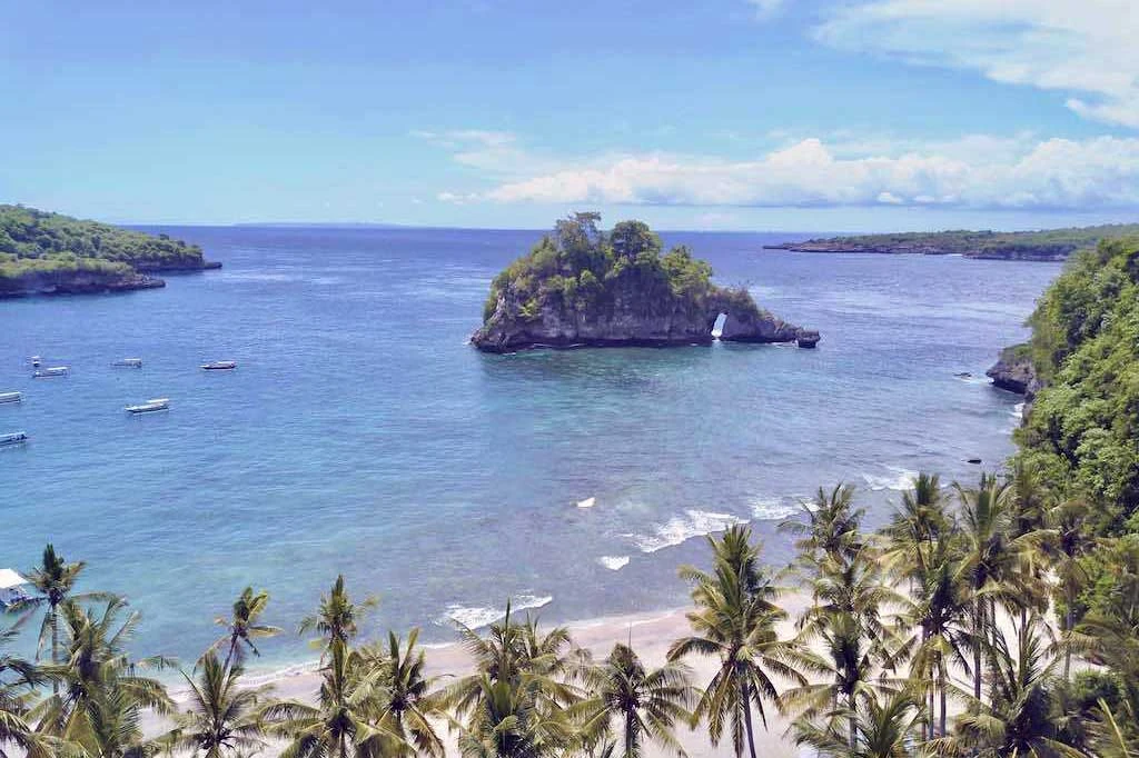 crystal bay view from above