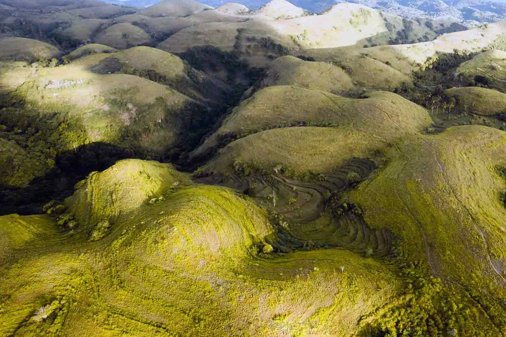 teletubbies hill view from above