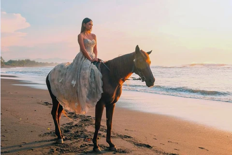 sunrise horse riding saba beach