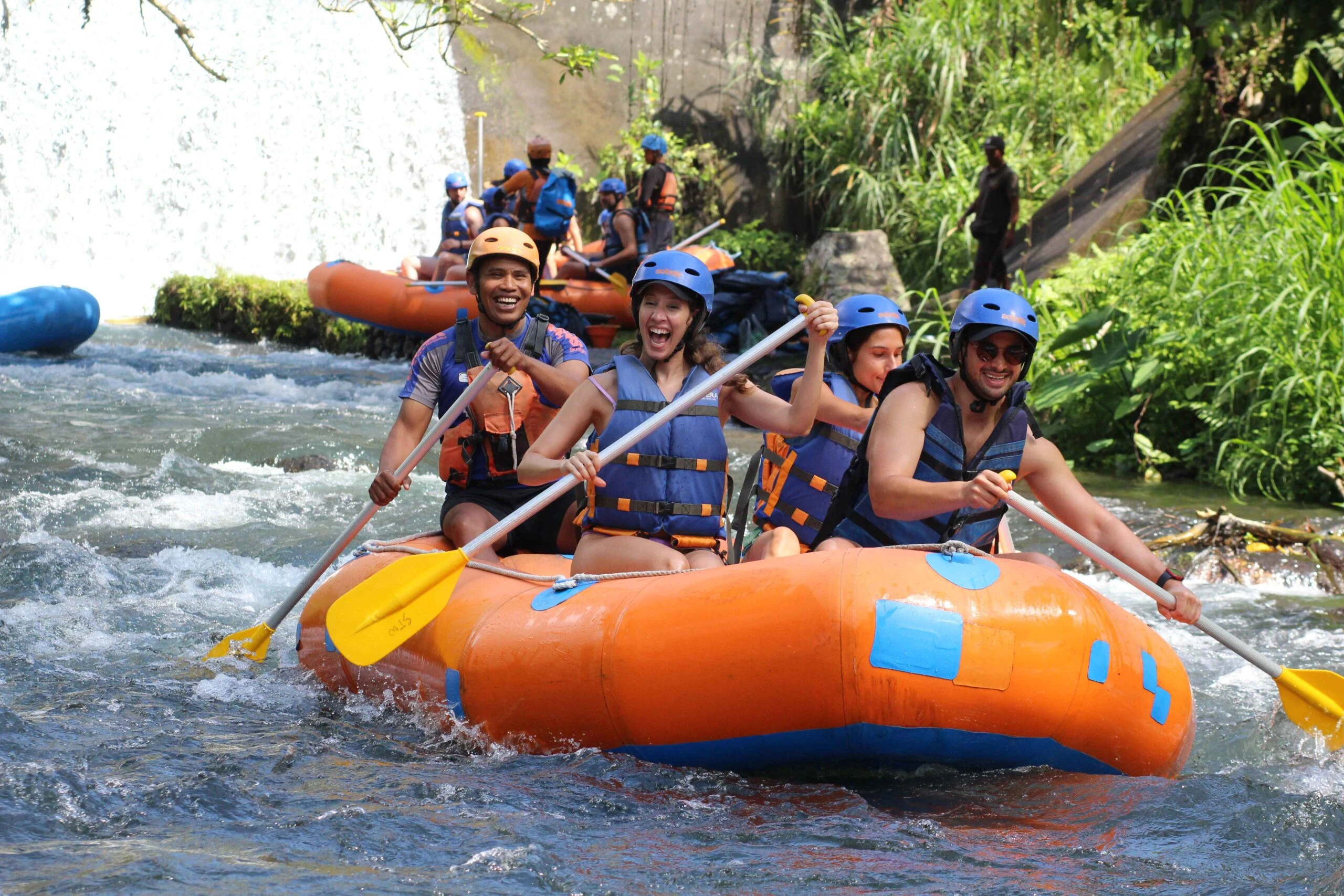Telaga Waja River World Rafting Class