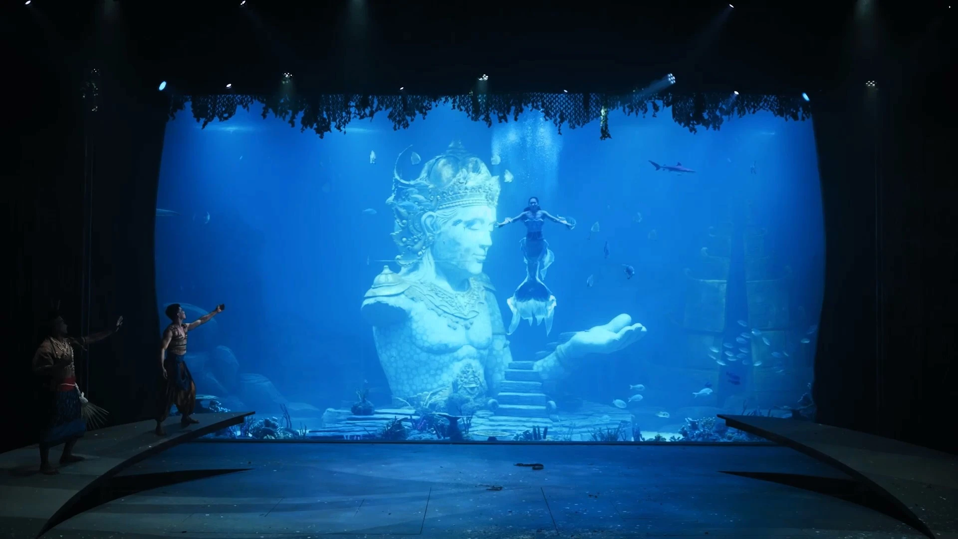 varuna, underwater theatrical, marine life, marine safari bali