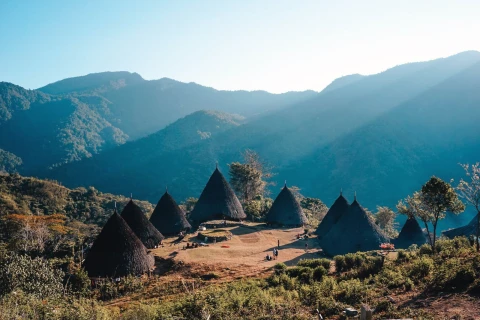 wae rebo village east indonesia