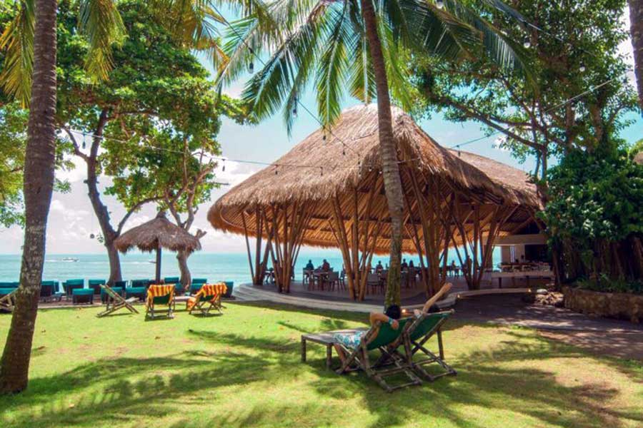Bali Hai Beach Club in Lembongan island