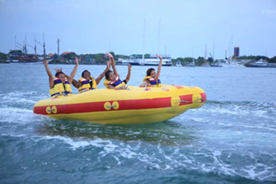 donut boat, water sports, tanjung benoa