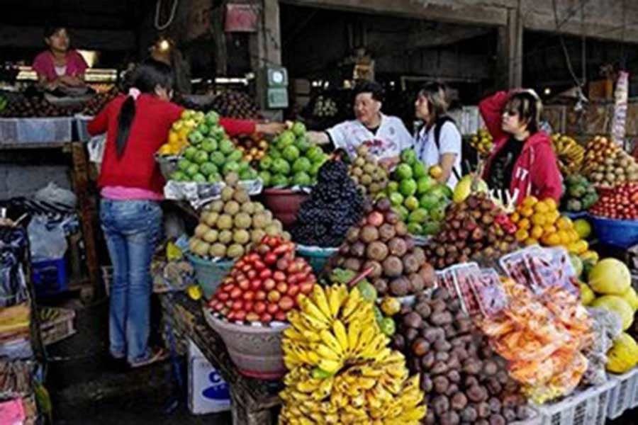candikuning, fruit market