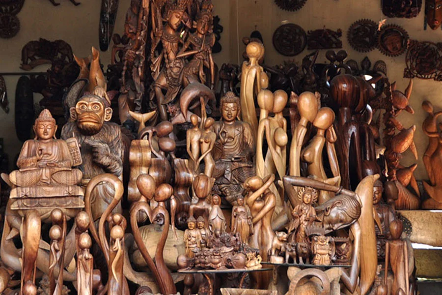 mas village, wood carving, sightseeing bali, visiting bali