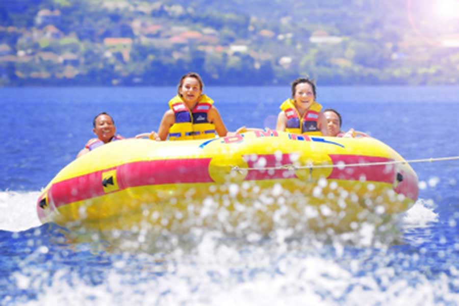 banana boat ride, tanjung benoa water sports