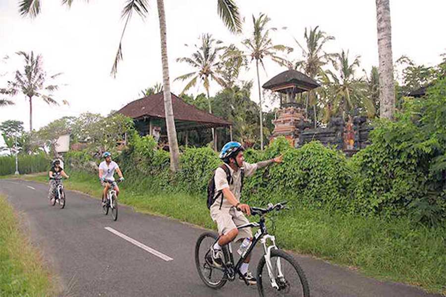 carangsari village, bali cycling tour