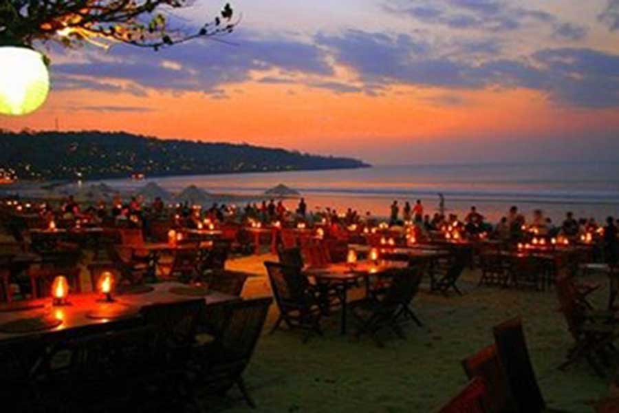 bali vacation package, bali tour, jimbaran sunset dinner